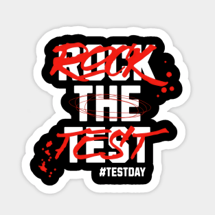 Rock the Test Sticker